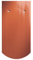Dachówka karpiówka wieżowa Manufaktur Finesse czerwona glazurowana (fot. Creaton)