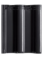 Dachówka suwakowa Maxima Neu Finesse czarna glazurowana (fot. Creaton)