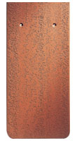 Dachówka karpiówka Sakral krój prosty czerwień naturalna chropowata (fot. Creaton)