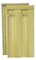 Dachówka Marsylka Eleganz żółty rzepakowy glazura Mercato (fot. Meyer-Holsen)