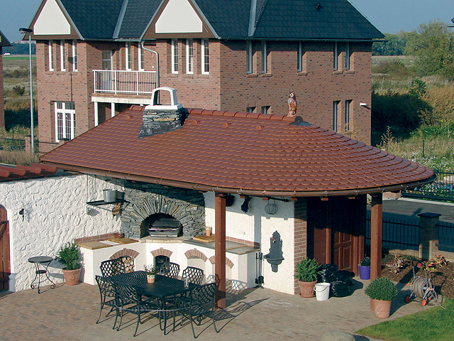 imgDachówka Ceramiczna Karpiówka Kasztanowobr±zowa glazura