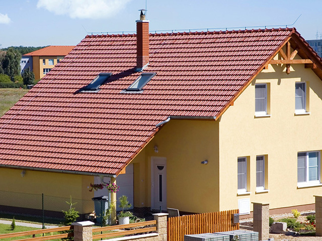 imgDachówka ceramiczna Marsylka 14 Czerwona angoba