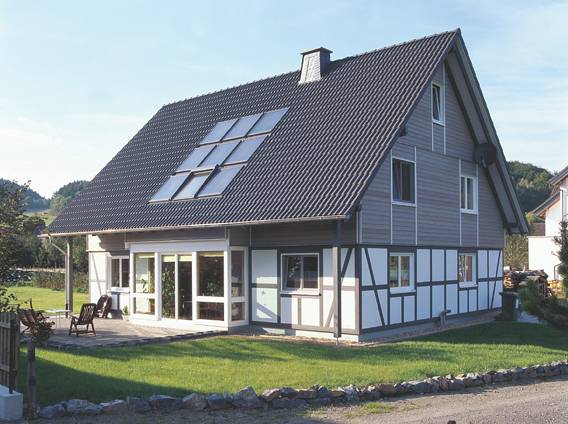 imgSystem solarny - przyk³ad realizacji