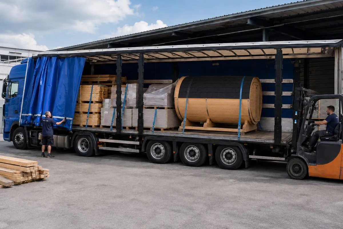 Załadunek naczepy: materiały od kilku dostawców w jednym transporcie