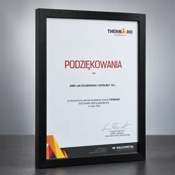 Thermano – Dankschreiben