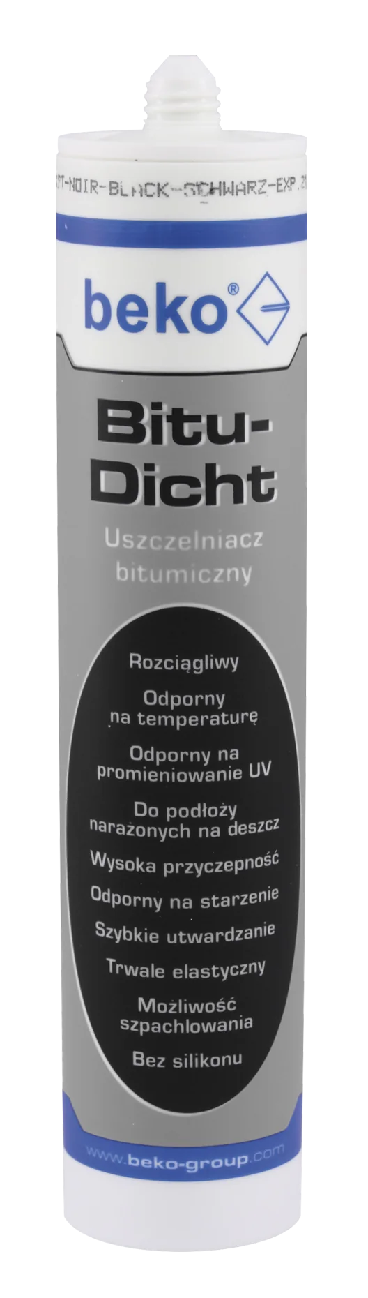 beko Bitu-Dicht uszczelniacz bitumiczny – kartusz 310 ml z polską etykietą