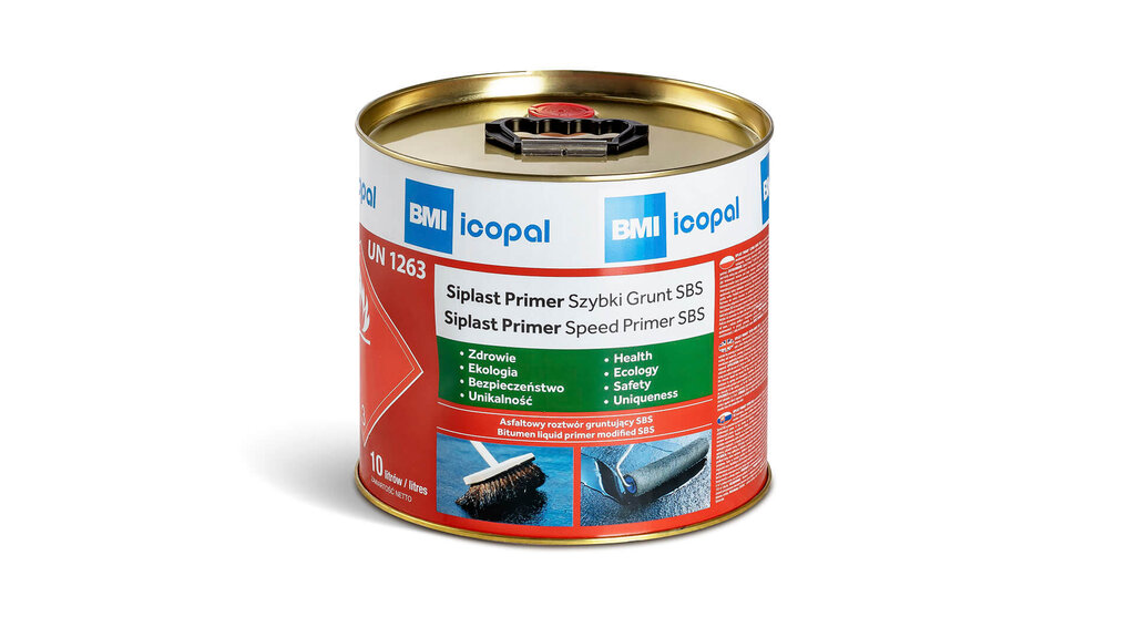 Icopal Siplast Primer Szybki Grunt SBS – opakowanie 10 l