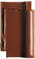 Dachówka holenderska płaska Futura Finesse brązowa glazurowana (fot. Creaton)
