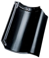 Dachówka Holenderka OVH czarna glazura (fot. Koramic)