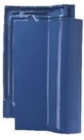 Dachówka Ravensberger Eleganz błękit fryzyjski glazura Mercato (fot. Meyer-Holsen)