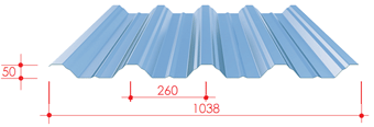 Profile trapezowe konstrukcyjne BTR 50