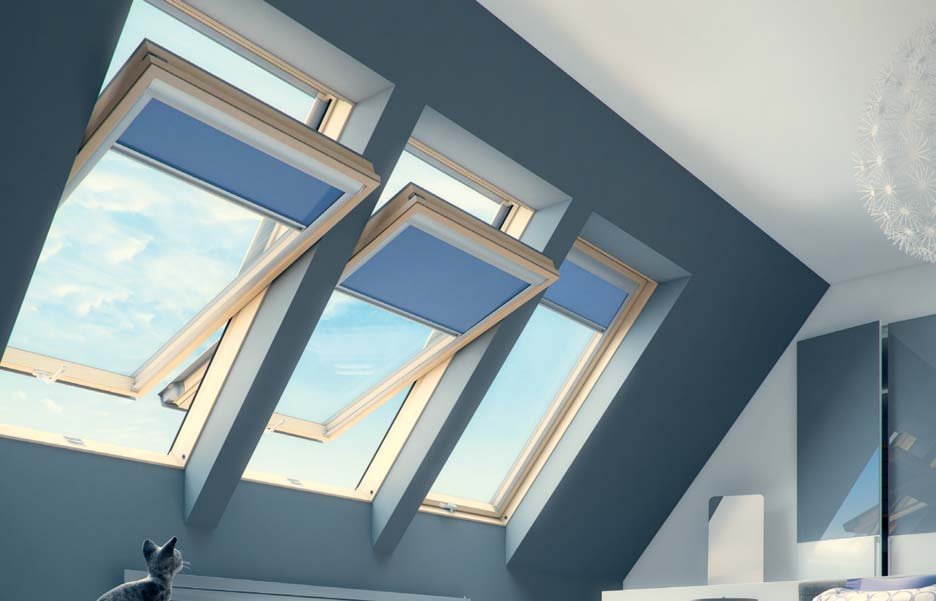 FAKRO FTP, FTP-V und FTP-X – Holz-Schwingfenster